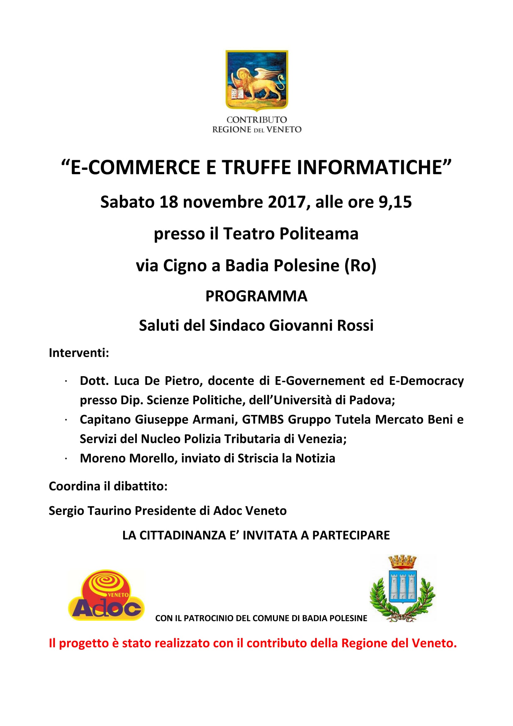 Badia Polesine volantino per Comune-1