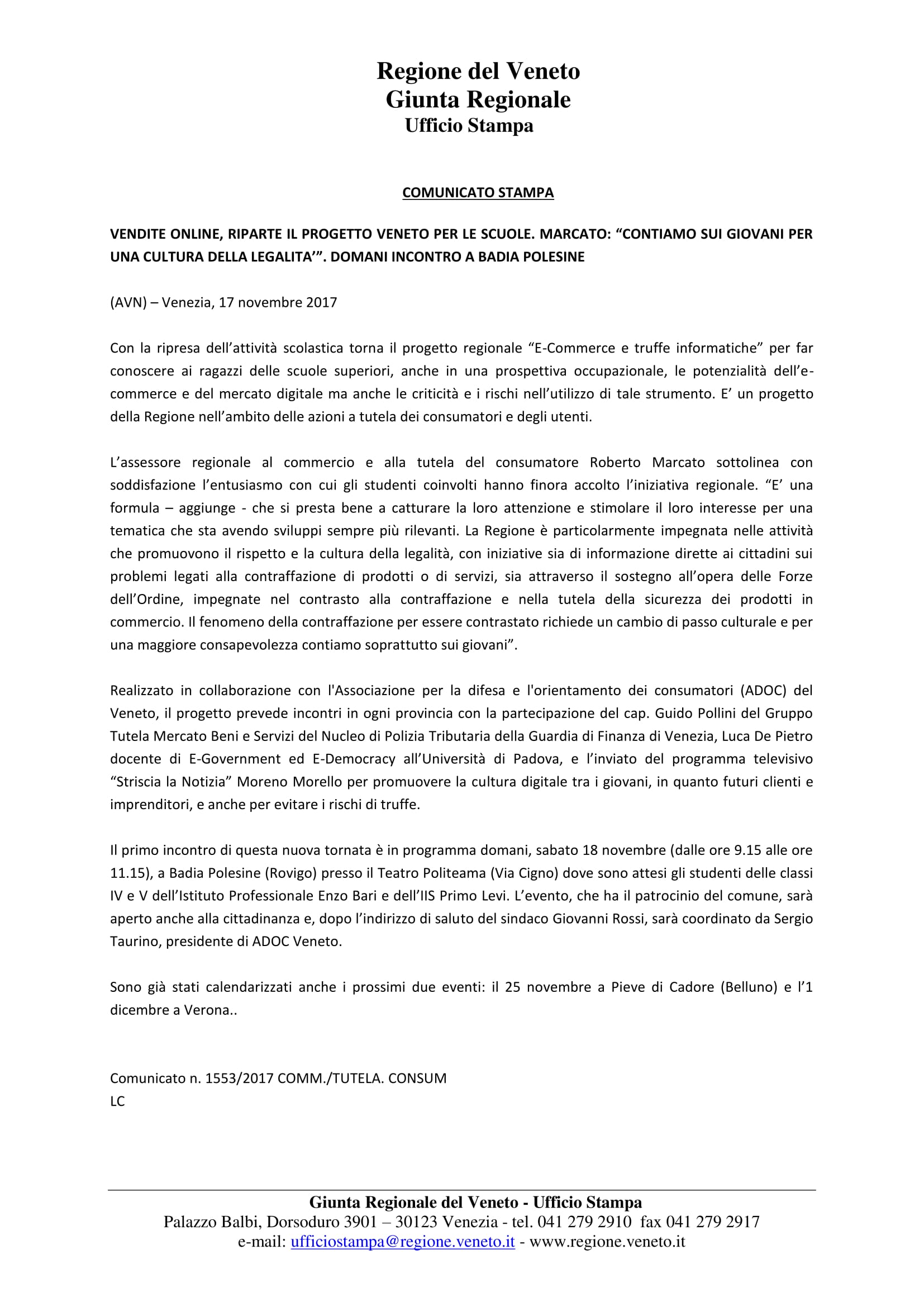 comunicato stampa regione veneto-1