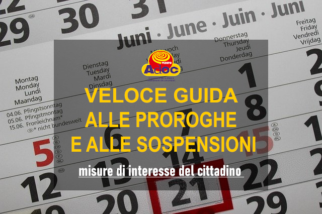 veloce guida proroghe