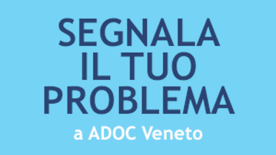 Segnala a Adoc il tuo problema