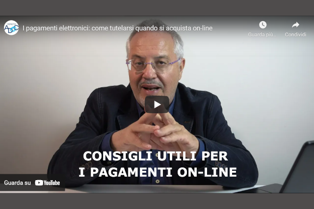 consigli utili per i pagamenti online
