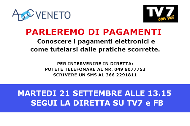 seguici diretta TV7 21 settembre