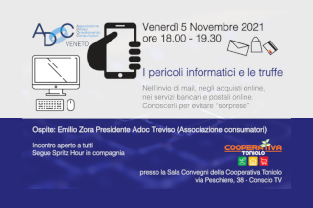 Evento 05 11 2021 i pericoli informatici e le truffe