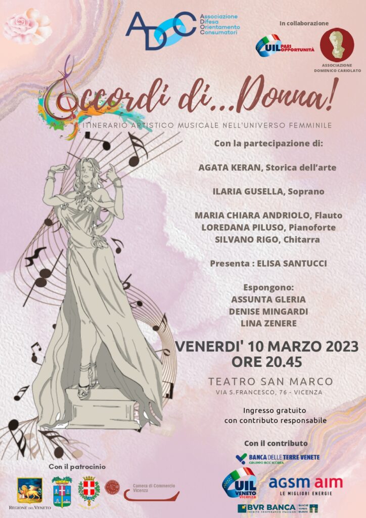 Locandina Concerti di donna