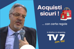 Il presidente di ADOC, Sergio Taurino, martedì 17 dicembre dalle 13.15 sarà ospite di TV7 con voi per parlare di acquisti sicuri